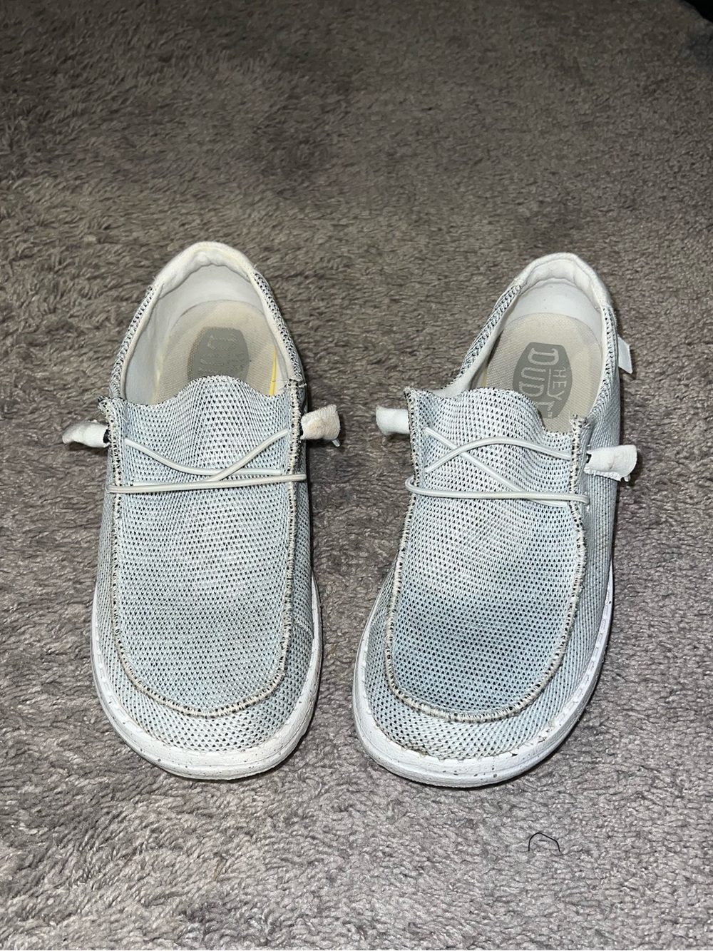 Hey Dude Stone White Slip-On Sneakers